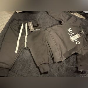 Infant  sweat suit Milano de rouge  brand new with tags